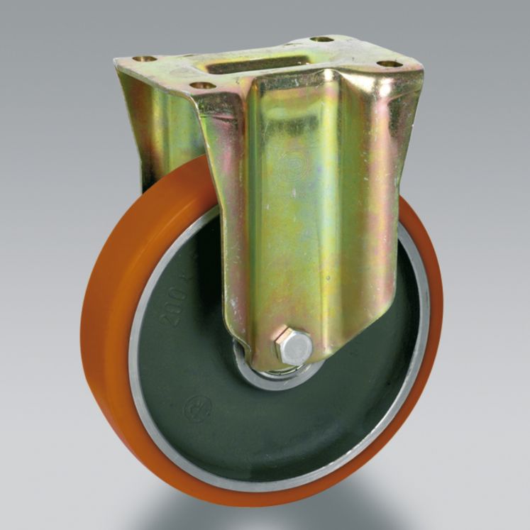 TELLURE RÔTA RODAS DE POLIURETANO - CENTRO EM FERRO FUNDIDO