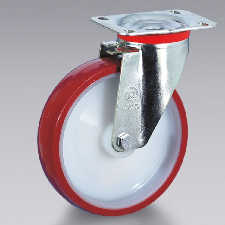 TELLURE RÔTA RODA DE POLIURETANO - CENTRO EM POLIAMIDA