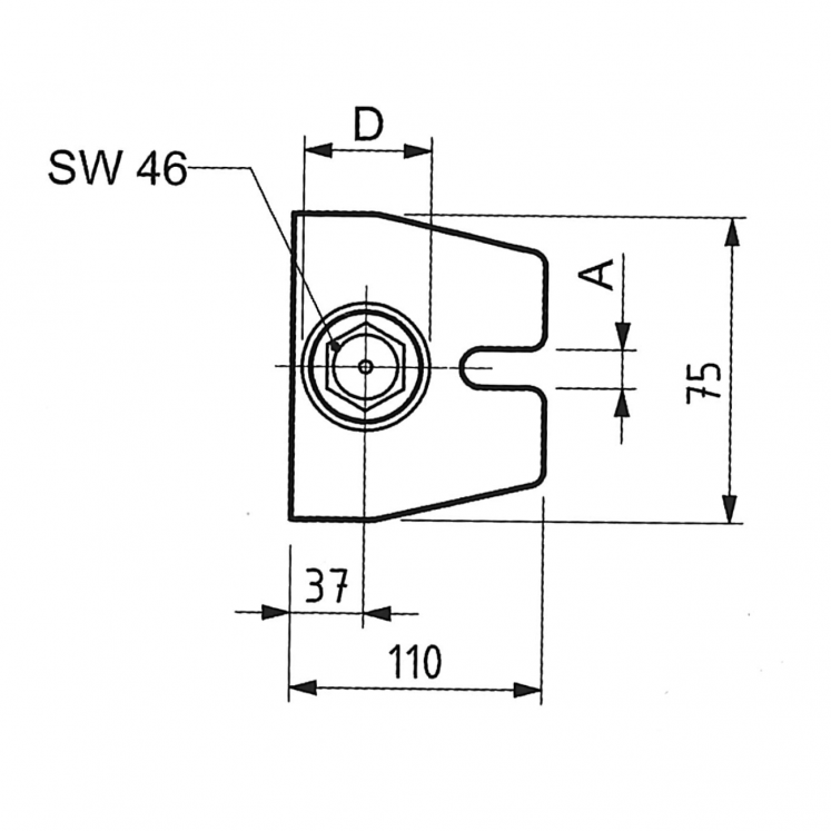 SUPORTE DE PARAFUSO - TIPO ATLAS C7270