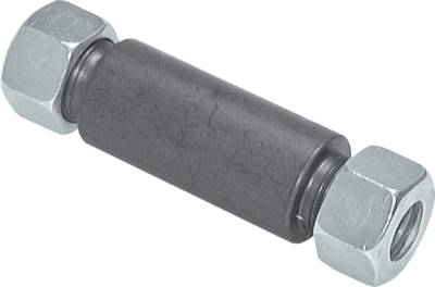 Conexões de parafuso de antepara de soldagem reta