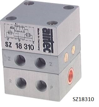 Duas mãos dois blocos de controle de sinal