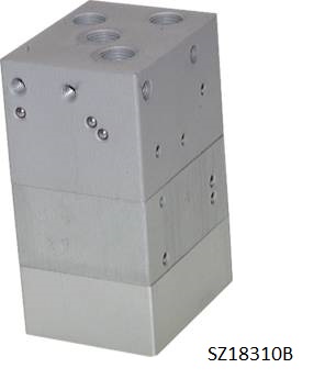 Duas mãos dois blocos de controle de sinal