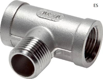 Peças em T (internas - externas - internas), fundidas, até 25 bar