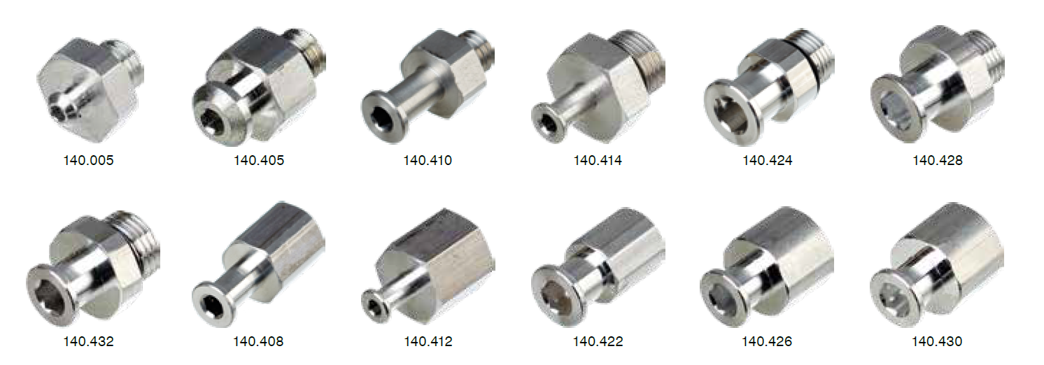Acessórios para Ventosas Série G