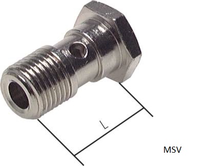 Parafusos Banjo unidirecionais