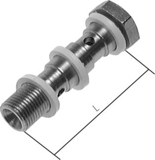 Parafusos Banjo de 2 vias, CK-ES