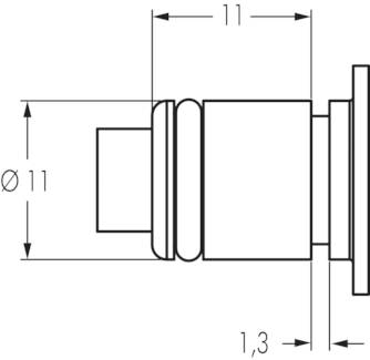 Conectores de acoplamento com conexão de parafuso de mangueira, modelo série LC