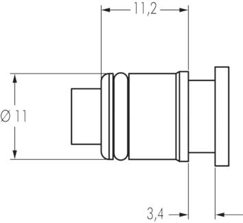 Bujões de acoplamento com rosca macho, Modelo série AP