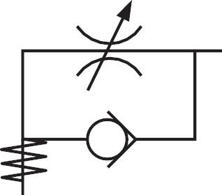 Aceleradores e válvulas de controle unidirecionais (aço inoxidável), roscas fêmeas