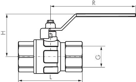Válvulas esfera para água potável, testadas DVGW e KTW, EN 13828, até 50 bar