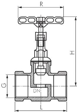 Válvulas de corte de manga de aço inoxidável, PN 14 (Eco-Line)