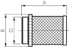 Filtro para válvulas de retenção, design leve